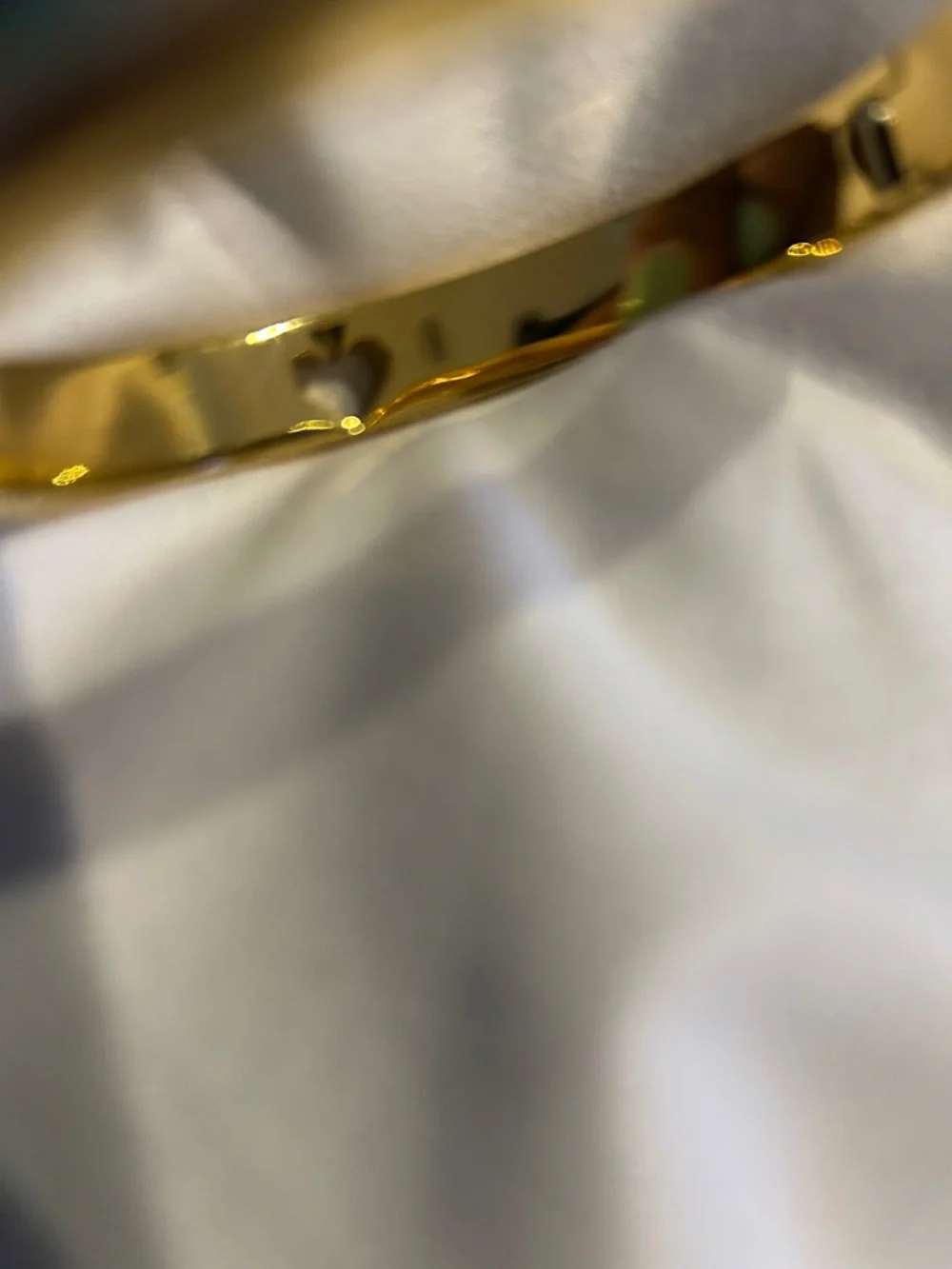 kate spade Gold-tone Bangle White Mother-of-Pearl sophisticated dainty cute - Picture 4 of 10